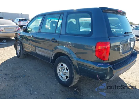 2005 Honda Pilot Lx из США, поврежденный, VIN 2HKYF18145H566144